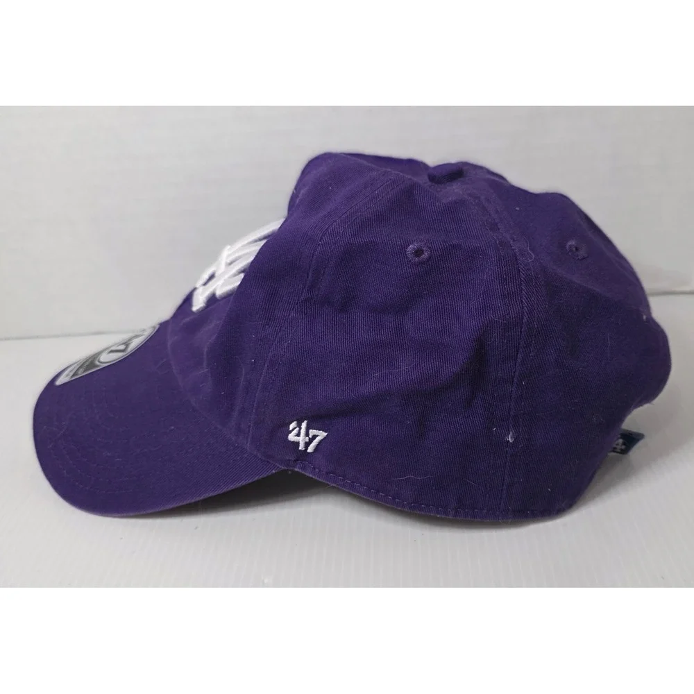 '47 LA Dodgers Clean‎ Up Adjustable Hat Purple MLB Cap OSFA